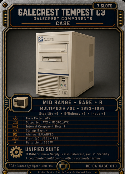 Example case card