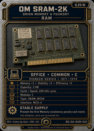 Example RAM card